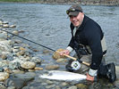 Andre Scholz bei Flyfishing Europe, Fliegenfischen mit der Zweihandrute