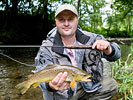Jean-Francois Hundsbuckler bei Flyfishing Europe, Guiding, Fliegenfischen im Elsass