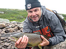 Marco Crippa bei Flyfishing Europe, Fliegenbinden, Fliegenfischen