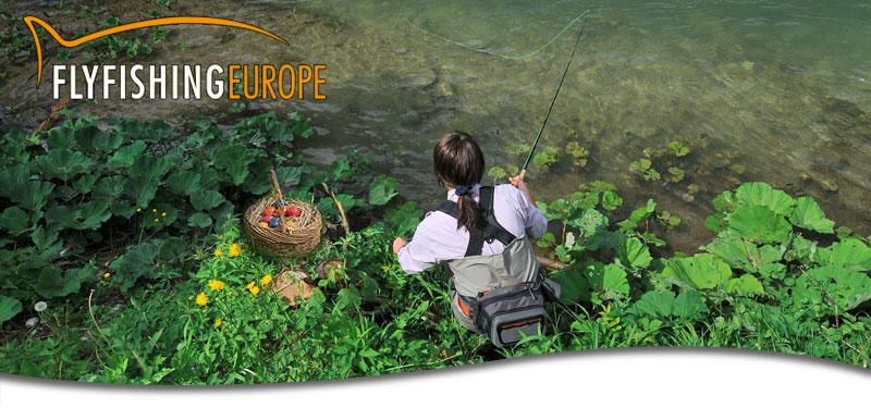 Flyfishing Europe Mirjana Pavlic: Fliegenfischer-Ei zu Ostern